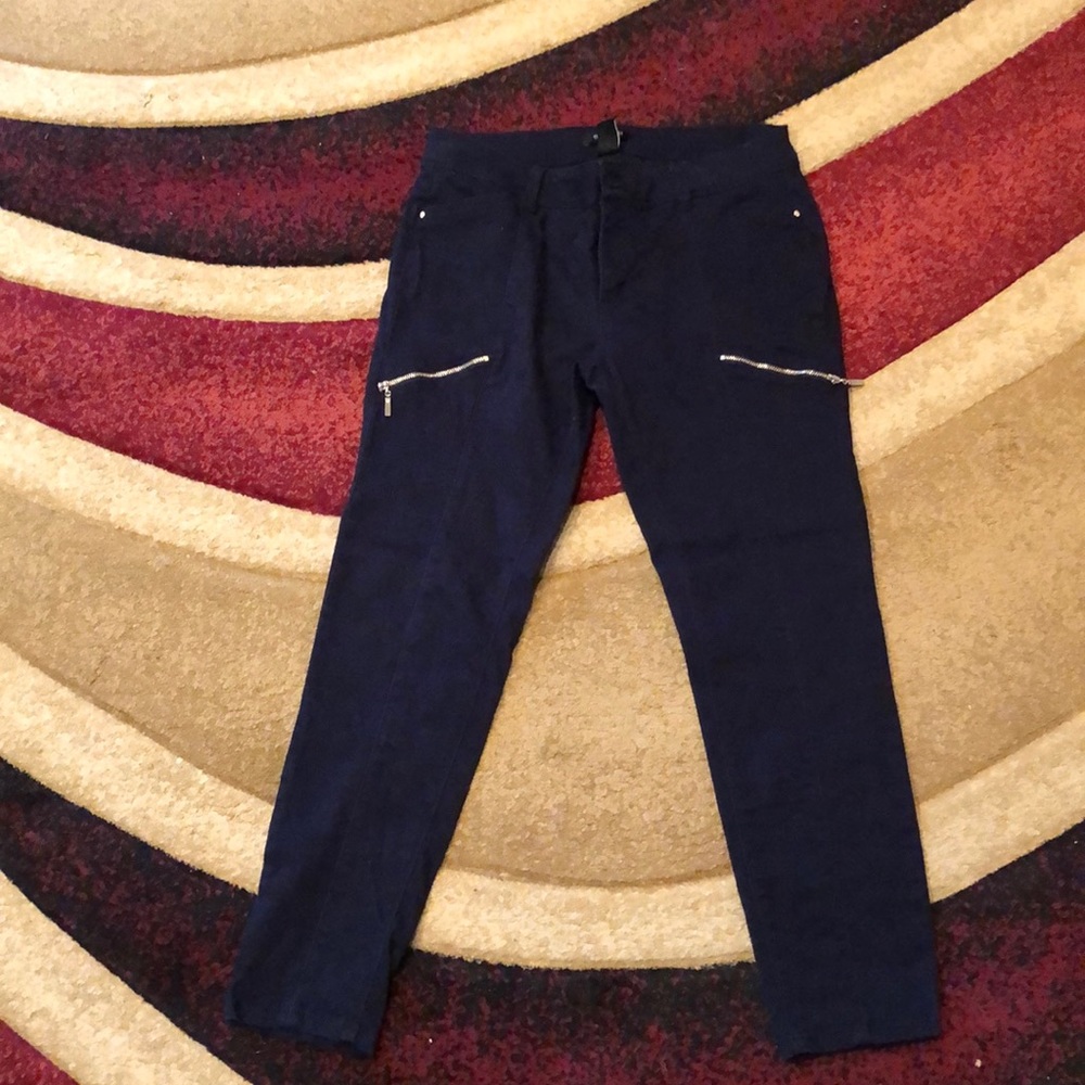 White house black market dark blue Pants